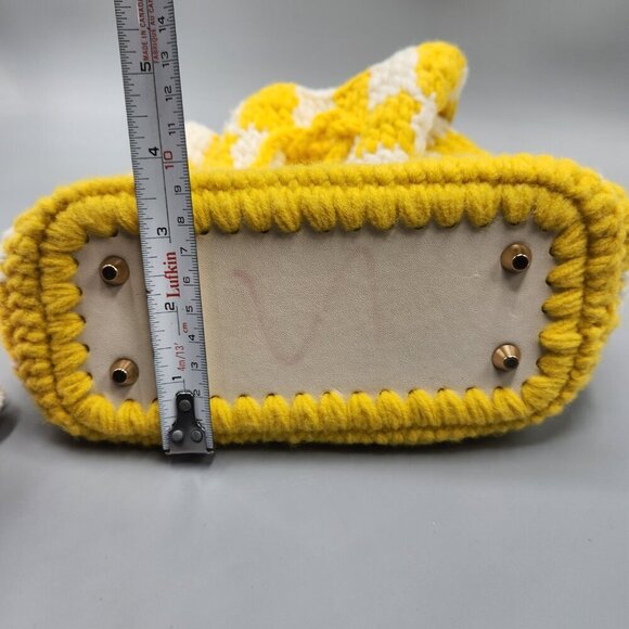 Hand Crocheted Mini Purse & Shoulder Bag Lot - Picture 13 of 14